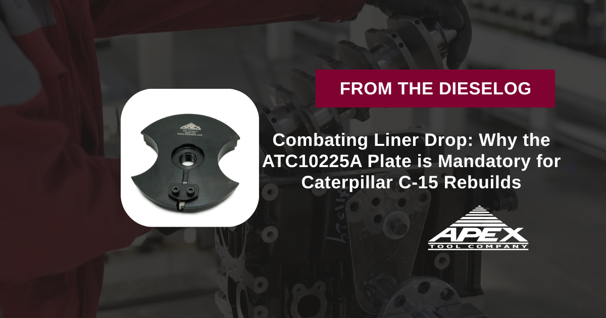 ATC10225A High Strength Steel Caterpillar Engine Counterbore Shim Cutter Adapter Plate